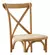 Imagen de Silla De Comedor Cocina Cross De Madera Esterilla De Rattan Estructura Roble