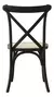 Silla De Comedor Cocina Cross De Madera Esterilla De Rattan Estructura Roble