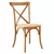 Silla De Comedor Cocina Cross De Madera Esterilla De Rattan Estructura Roble