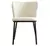 Silla Comedor Cozy Tapizada Terciopelo Velvet Antimanchas Estructura Negro Asiento Beige