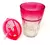 Vaso De Vidrio Con Tapa Y Sorbete 420 Ml Colores Degradados en internet