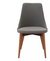 Silla Hadid Comedor Madera Maciza Tapizada Lino Antimanchas Estructura Marrón Claro Asiento Beige - comprar online
