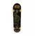 Skate Fondo Negro Y Dragon Amarillo 80 x 20 Cm en internet