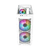 Gabinete Cooler Master Haf 500 Lateral Vidro Temperado - 2 Fans Argb 200mm Led Argb - Branco - H500-wgnn-s00 - Furya Informática