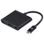 Adaptador Hub Usb Tipo C X Usb Tipo C, Hdmi 4k, Usb 3.0, 5gbps 20cm - Hchuc-20 na internet