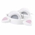 Fone De Ouvido Headset Kitty Ear - Orelha De Gato Branco Com Microfone Cabo 1.2m Plug P2 Estereo P3 - Ke110b - loja online