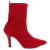 Bota Feminina Ankle Boots Salto Alto Estilo Meia com Bico Fino, botas de Tricô Stiletto