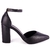 Scarpin Feminino Conforto Moderno Salto Grosso Bloco Médio 9cm Confortável