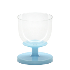 Mini cúpulas acrilico com base colorida para lembrancinha, doces, taça - 10 UNIDADES - loja online