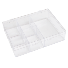Caixa acrílica 14x10 com divisória - 1 unidade - comprar online