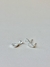 Conjunto de aros y dije gota de Strass
