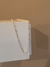 Cadena de acero blanco