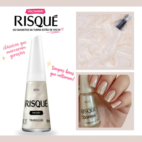 Esmalte Risqué Triangulum Coleção Voltei 8ml