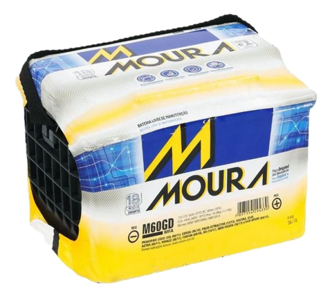 Bateria De Carro Moura 60ah Amperes M60gd Cca 460