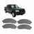Pastilha De Freio Dianteira Para Ford Explorer Sport Trac 2001 A 2005 Chevrolet Equinox 2005 A 2006 Jurid - comprar online