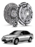 Kit Embreagem Civic 1.7 16v 2001 A 2005 621303900 Luk