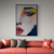 Imagem do Quadro Moderno Close Feminino – Pintura Expressiva com Estilo Autoral