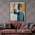Imagem do Quadro Abstrato Relações Humanas – Pintura Moderna para Ambientes Sofisticados