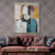 Quadro Abstrato Relações Humanas – Pintura Moderna para Ambientes Sofisticados