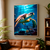 Quadro Tartaruga Marinha – Beleza e Serenidade do Oceano na Sua Decoração - comprar online