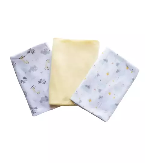Tutos unisex Set 3 Algodón Bebé 40*65 Amarillo - comprar en línea