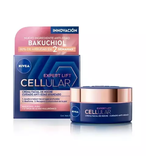 Crema Facial Noche Expert Lift Cellular 50ml Nivea - comprar en línea