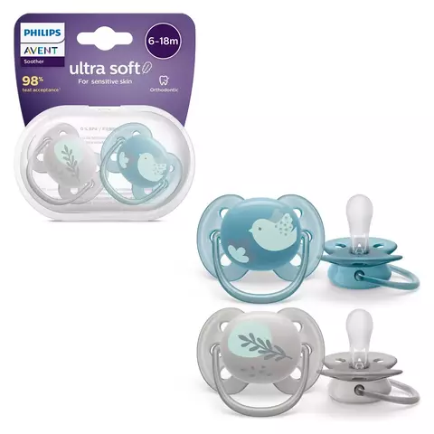 Chupete Avent Ultra Soft Bebé 6-18M - comprar en línea