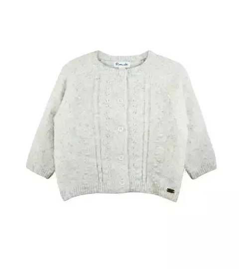 Chaleco Acanalado Niña Gris 2a - comprar en línea