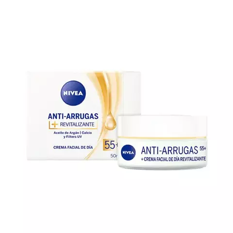 Crema Facial Nivea Antiarrugas 55+ 50ml - comprar en línea