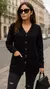 Cardigan Mujer Negro Botones Abarca S a L - comprar en línea