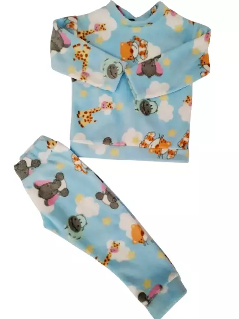 Pijama Polar Animales Celeste 2a - comprar en línea