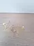 Aros Estrella Pegados Baño de Oro en internet