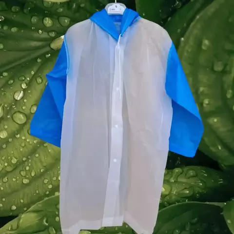 Poncho Capa Lluvia Para Niño Celeste - comprar en línea