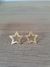 Aros Estrella Baño de Oro - comprar en línea