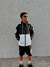 Corta vento importado Bordado NK - Black White Swoosh - comprar online