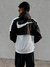 Imagem do Corta vento importado Bordado NK - Black White Swoosh