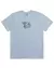 Camiseta Básica Fire Globe Sitting On The Skate Ramp (Azul Claro) - comprar online