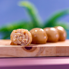 bala caramelizada de paçoca