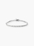 Pulseira Riviera Quatro Pontas 2mm Ródio - comprar online
