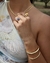 Bracelete Liso Ouro - Évora