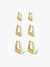 Trio Argola Jasmine Ouro