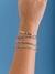 Pulseira Riviera Quatro Pontas 2mm Ródio - Évora