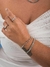 Pulseira Riviera Quatro Pontas 2mm Ródio