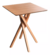 Mesa June Quadrada De 70CM Na Cor Freijó