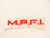 Emblema Adesivo M.p.f.i Vermelho - Monza Kadett - 15,5cm - comprar online