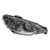 Optica Peugeot 206 F2 04/12 (801) (vidrio liso) Derecha