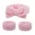 Faixa de cabeça elástica com laço frontal, capa de pulso, faixa de cabelo, produto excelente para lavagem facial, rotina de skincare e maquiagem! - Serlizia