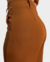 Calça Alfaiataria Helena Marrom na internet