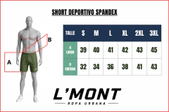 Imagen de SHORT DEPORTIVO SPANDEX