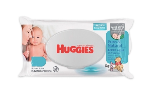 Huggies Puro y Natural Recién Nacido